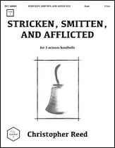 Stricken, Smitten, and Afflicted Handbell sheet music cover